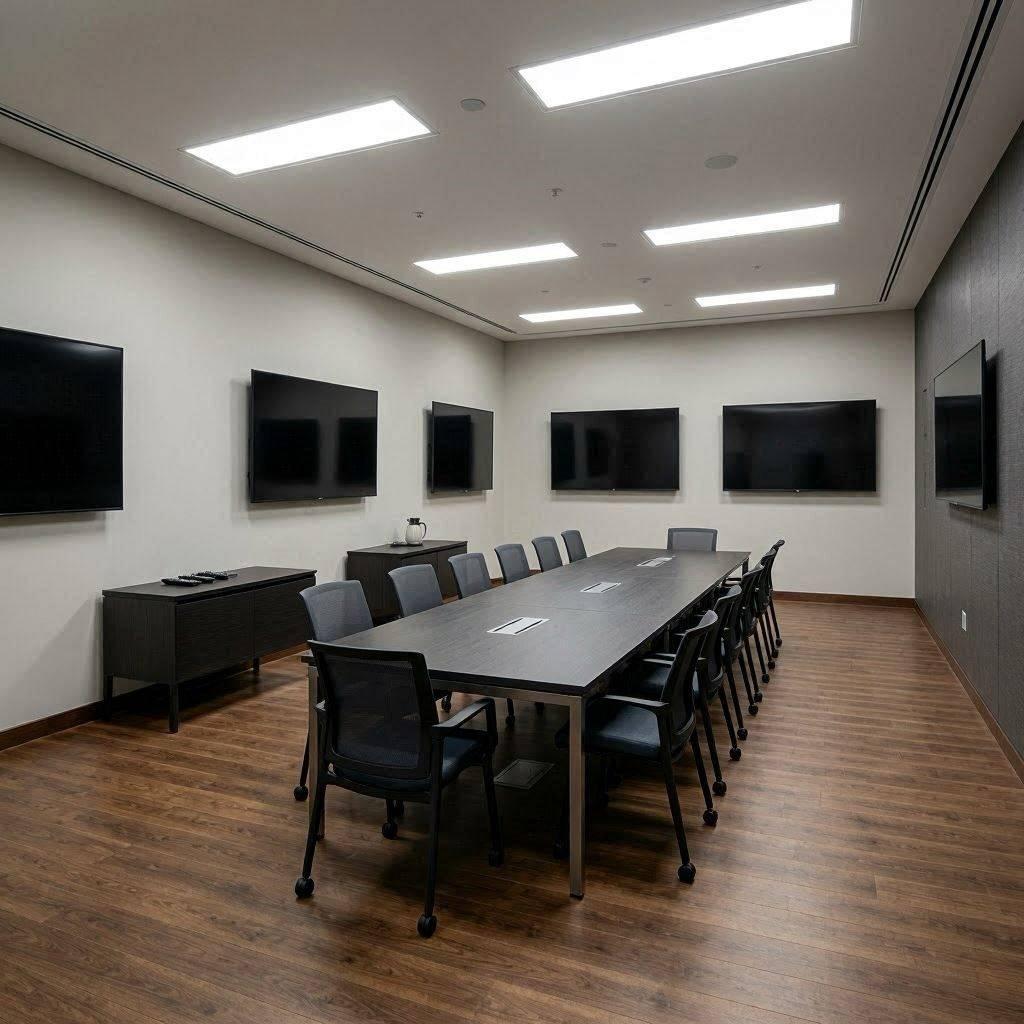 跨部门联合会议反复出现时临时项目组的写字楼办公视频会议隔音该由谁负责复盘